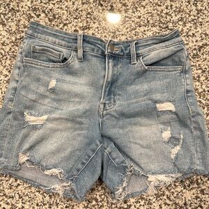Altar’d State Distressed Jean Shorts